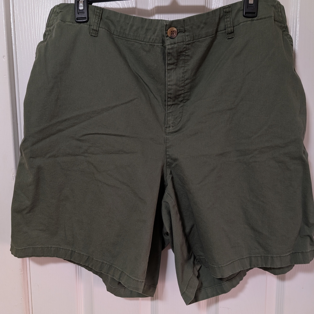 Olive Green Women's Shorts